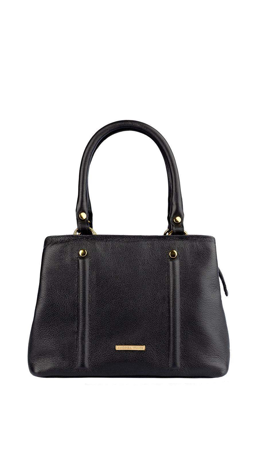 Bolsa de couro liso pequena Melina - Enluaze