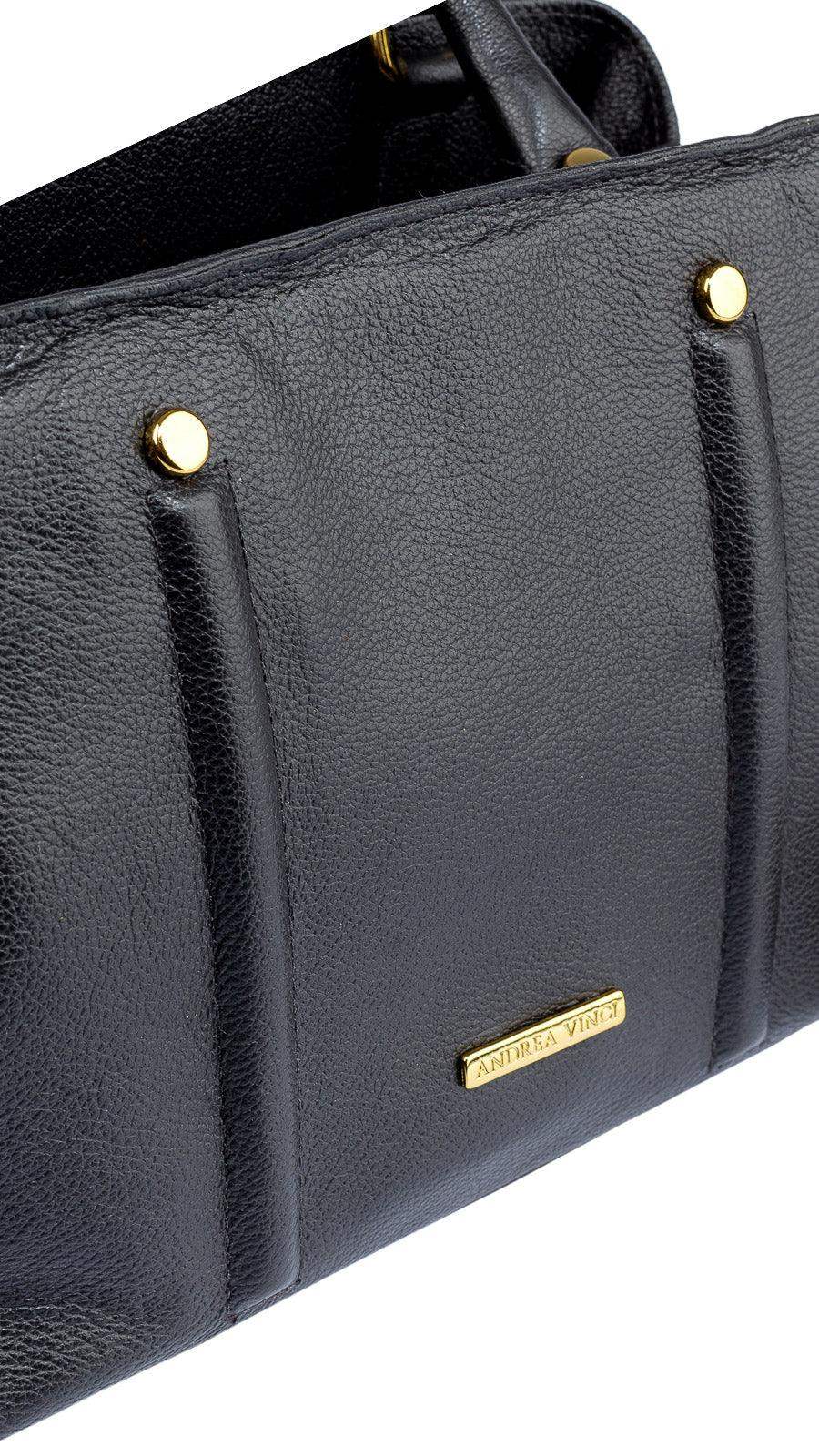 Bolsa de couro liso pequena Melina - Enluaze