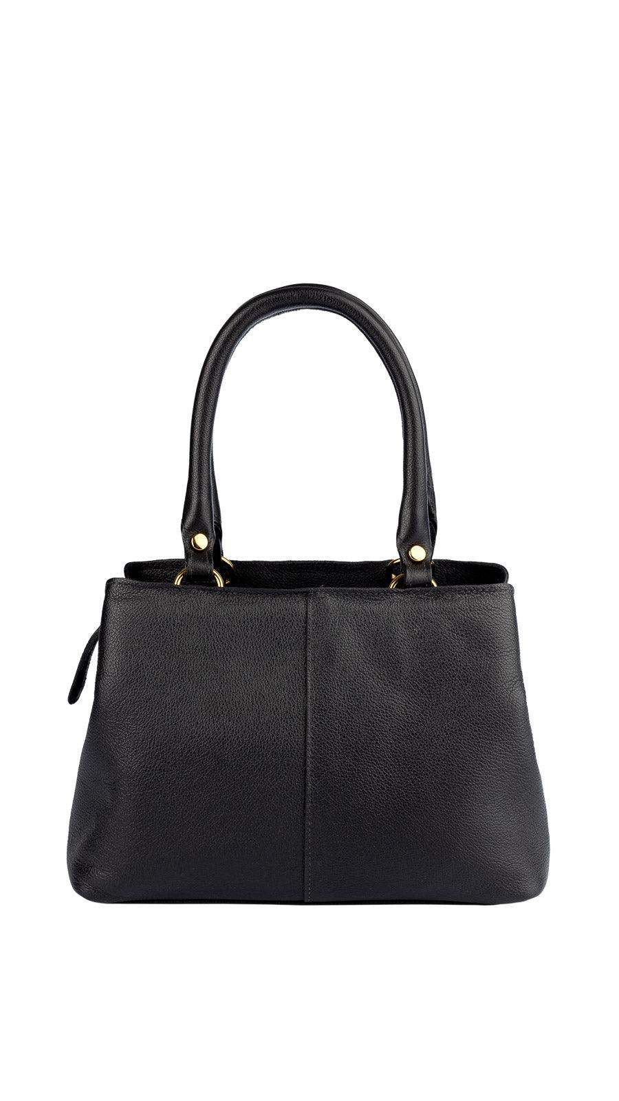 Bolsa de couro liso pequena Melina - Enluaze