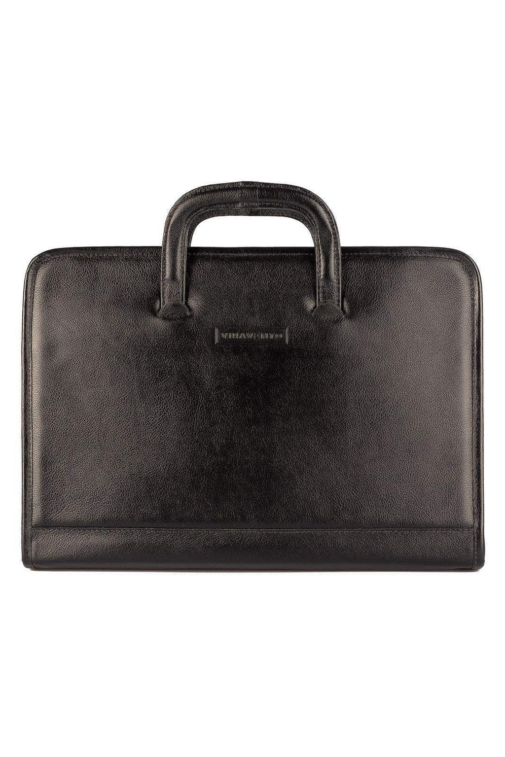 Pasta envelope de couro com alça Docs - Enluaze