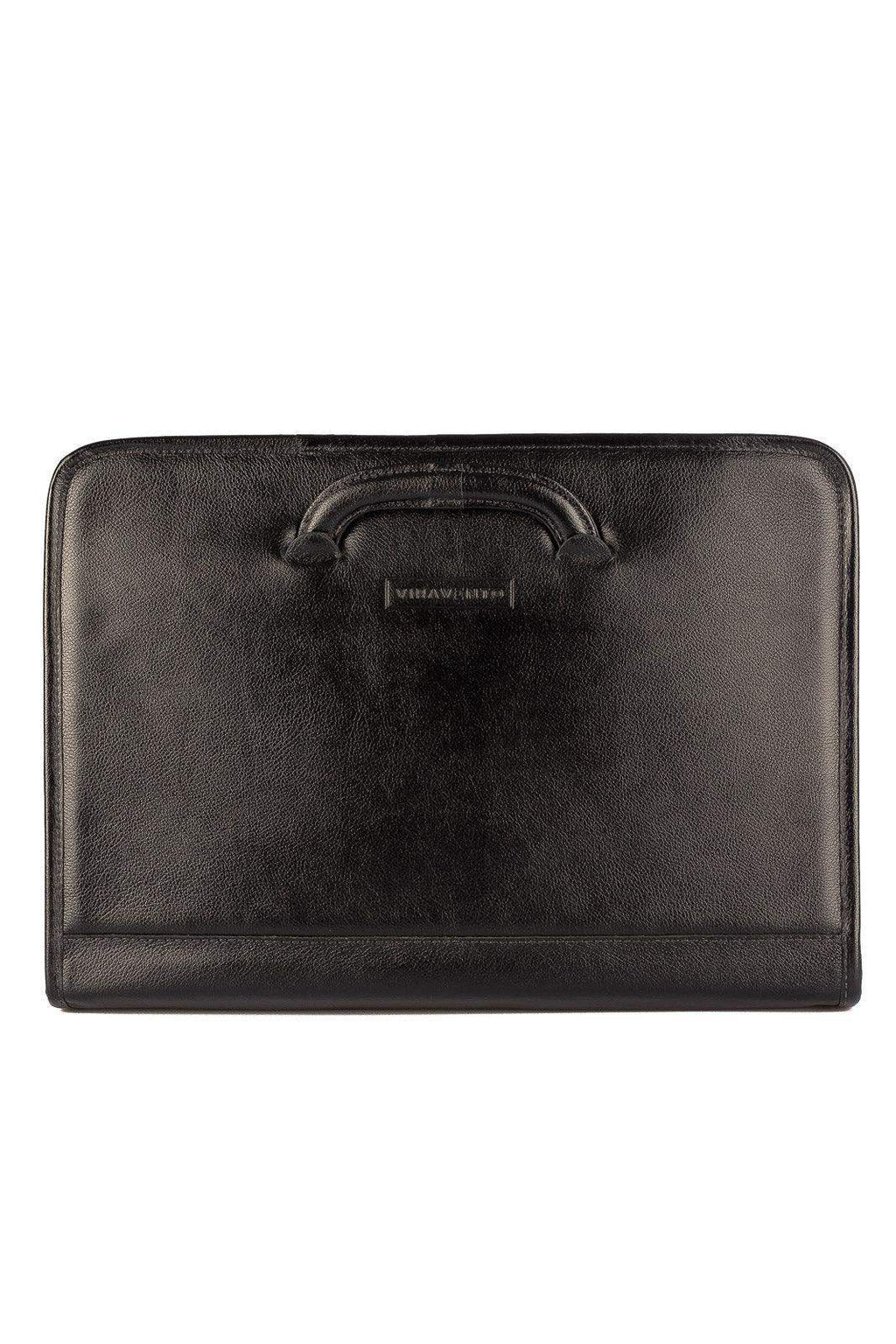 Pasta envelope de couro com alça Docs - Enluaze