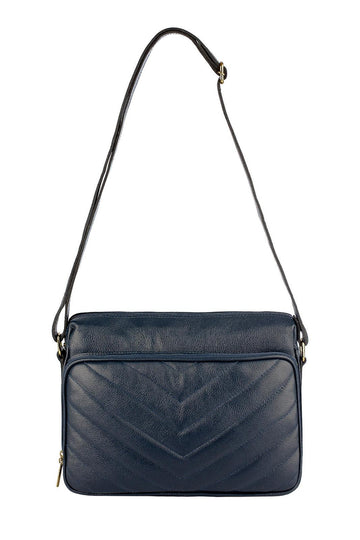 Bolsa de couro liso tiracolo Anita - Enluaze - Acessórios em Couro e Malhas