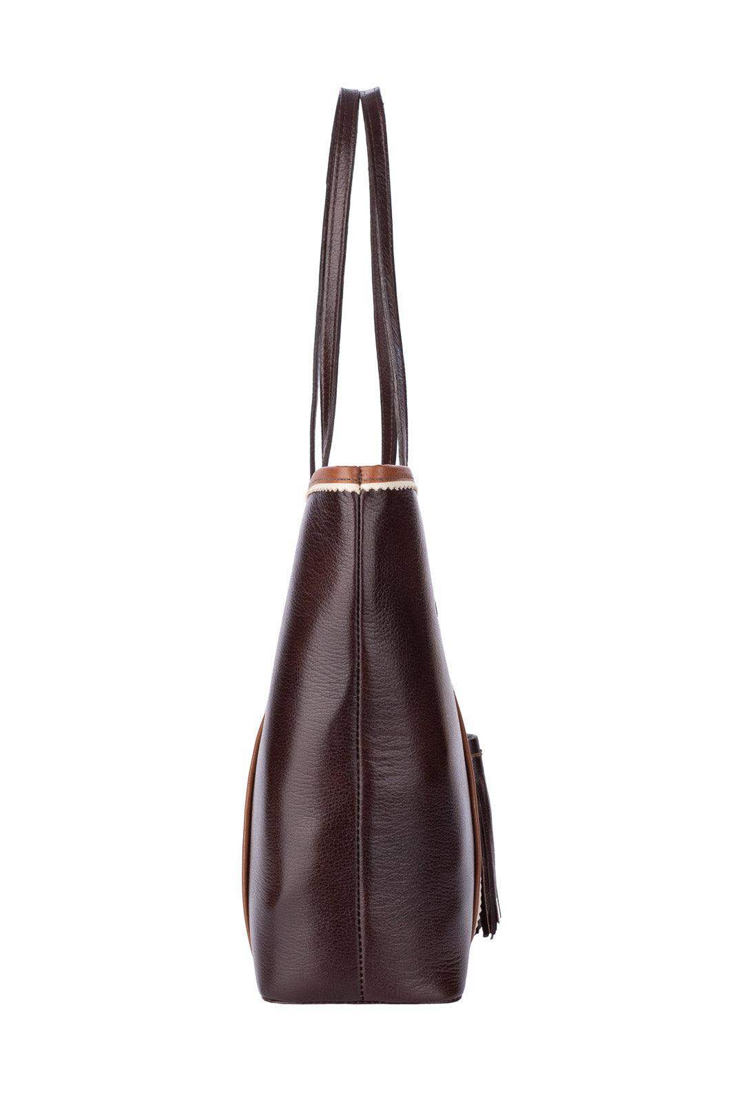 Bolsa de couro grande Rachel - Enluaze