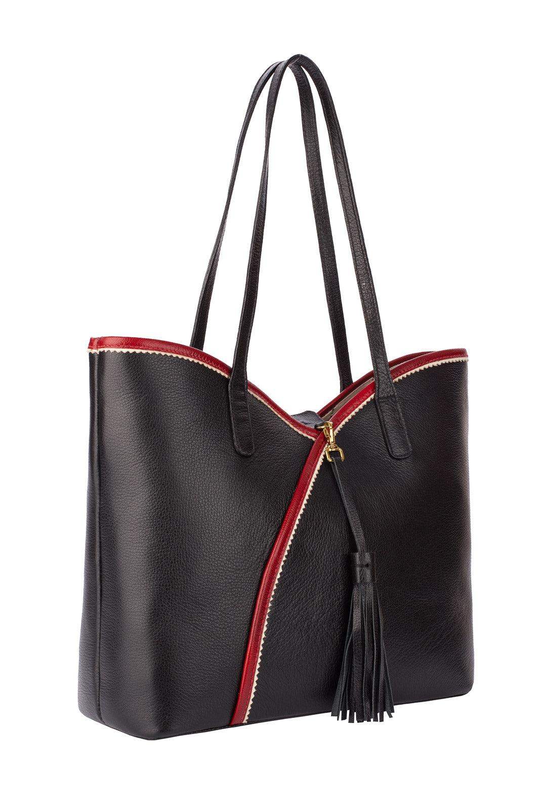 Bolsa de couro grande Rachel - Enluaze