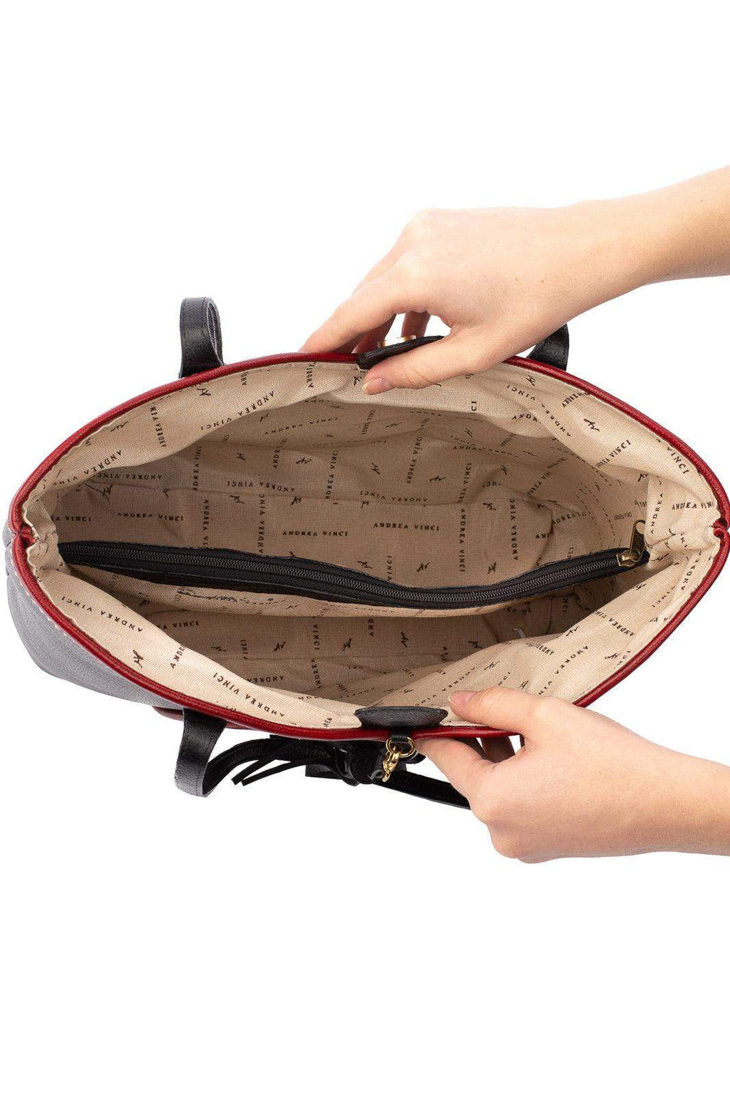 Bolsa de couro grande Rachel - Enluaze