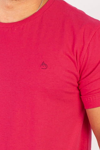 Camiseta básica lisa masculina manga curta 79001 - Enluaze