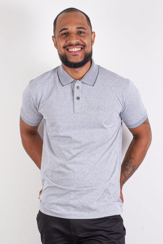 Camiseta masculina gola polo manga curta 79004 - Enluaze - Acessórios em Couro e Malhas