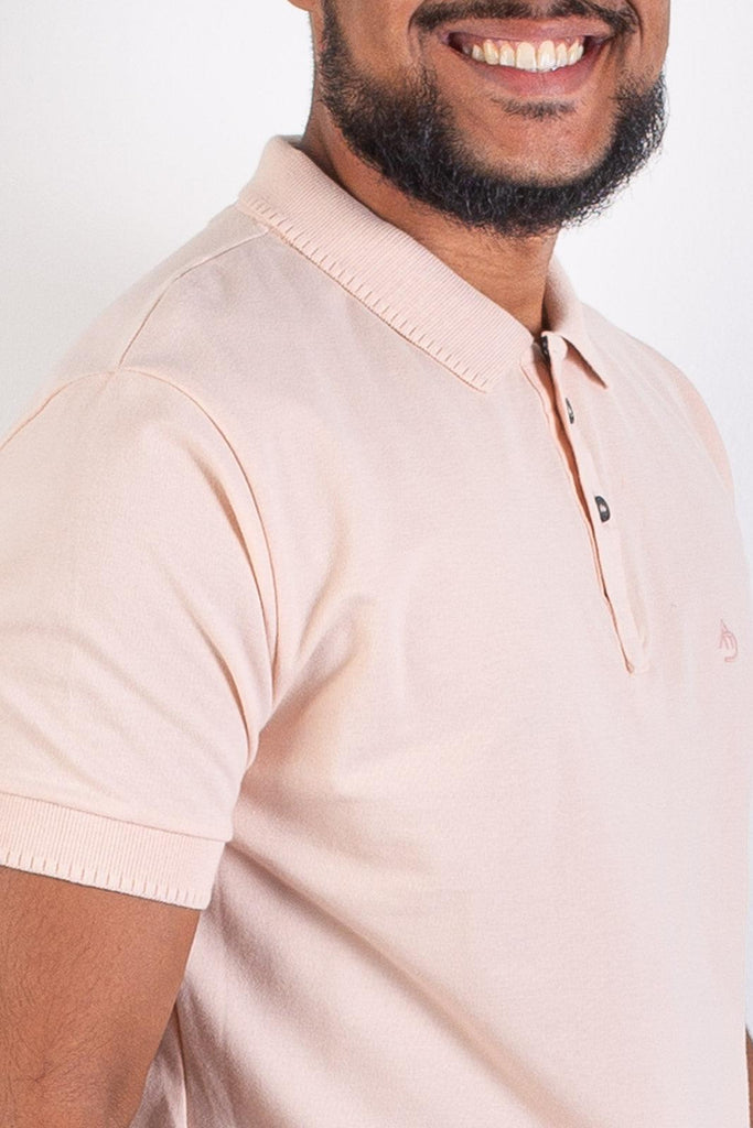 Camiseta masculina gola polo manga curta 79004 - Enluaze - Acessórios em Couro e Malhas