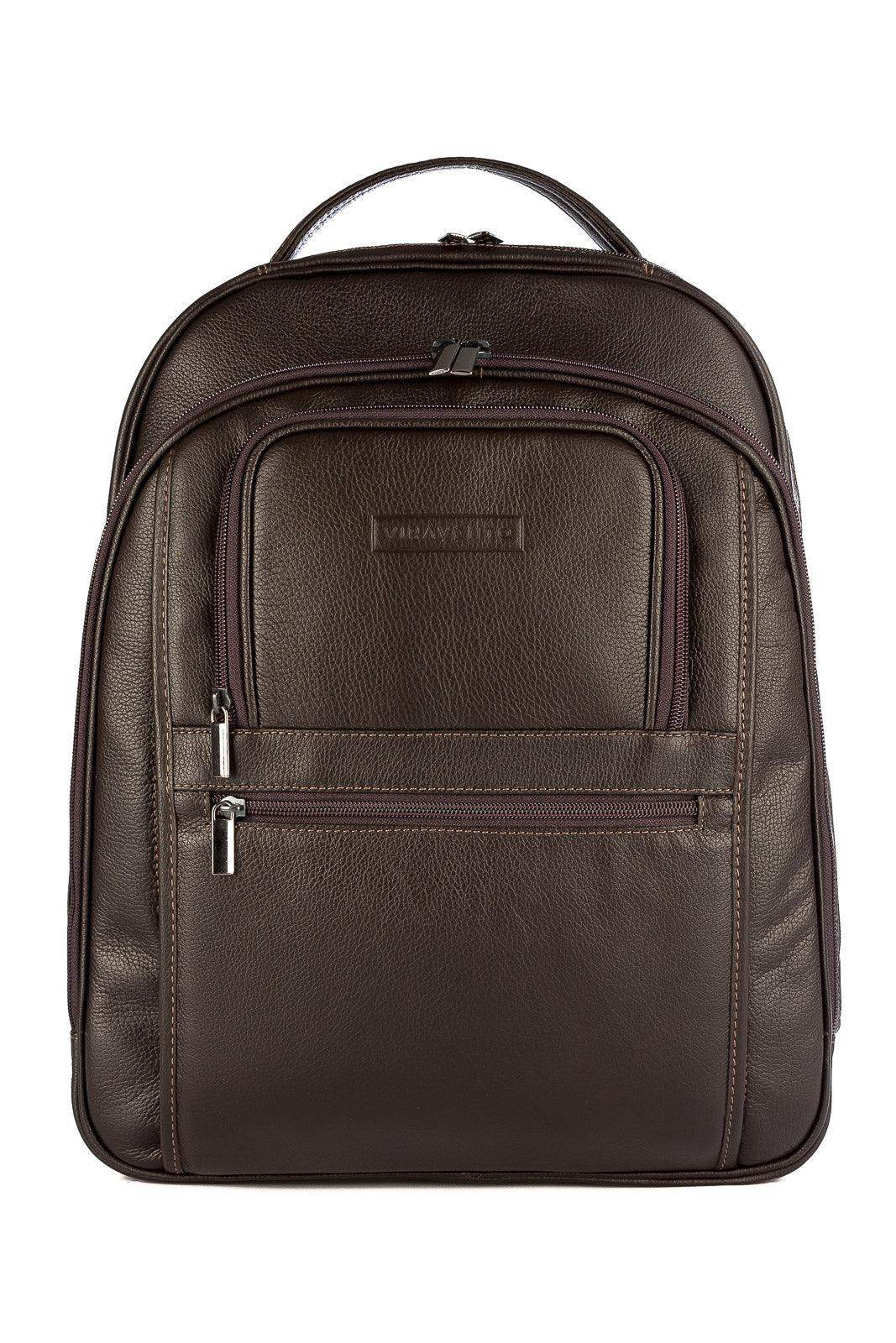 Mochila executiva de couro floater Office - Enluaze