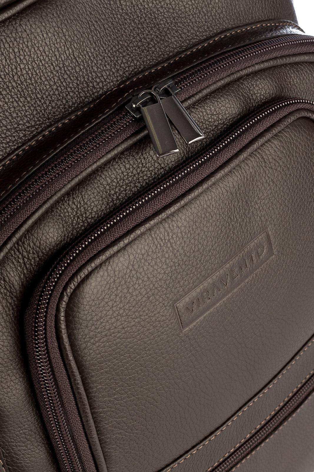 Mochila executiva de couro floater Office - Enluaze