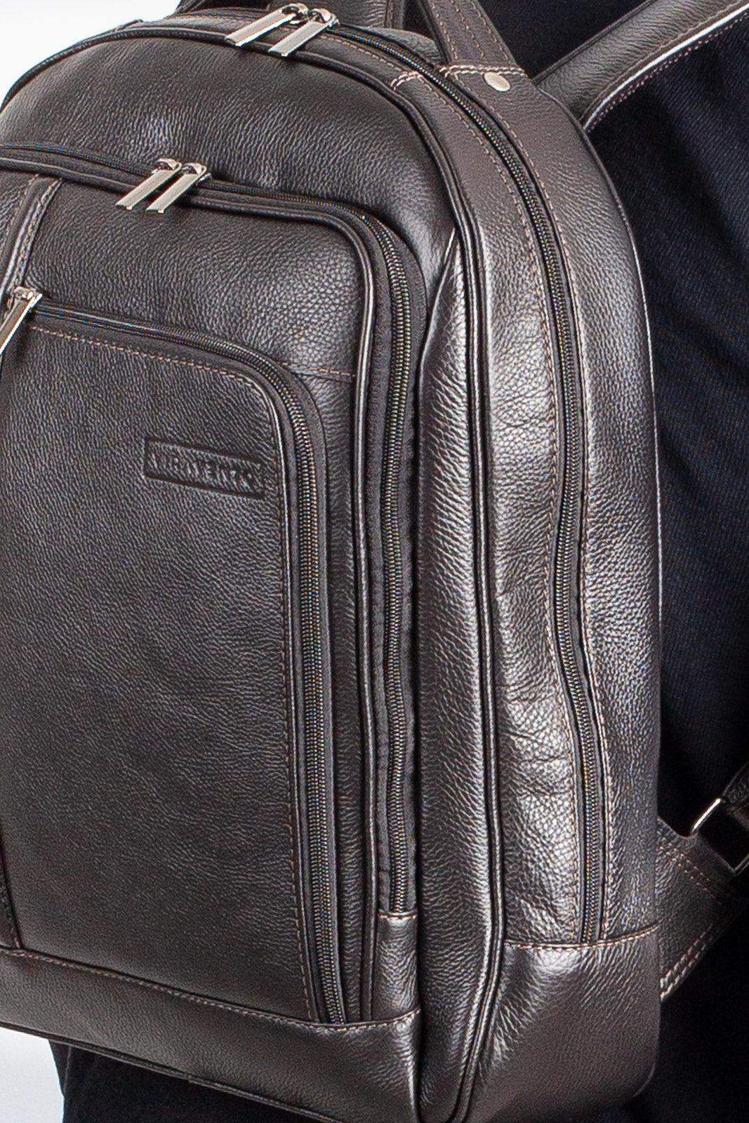 Mochila de couro executiva Connect - Enluaze