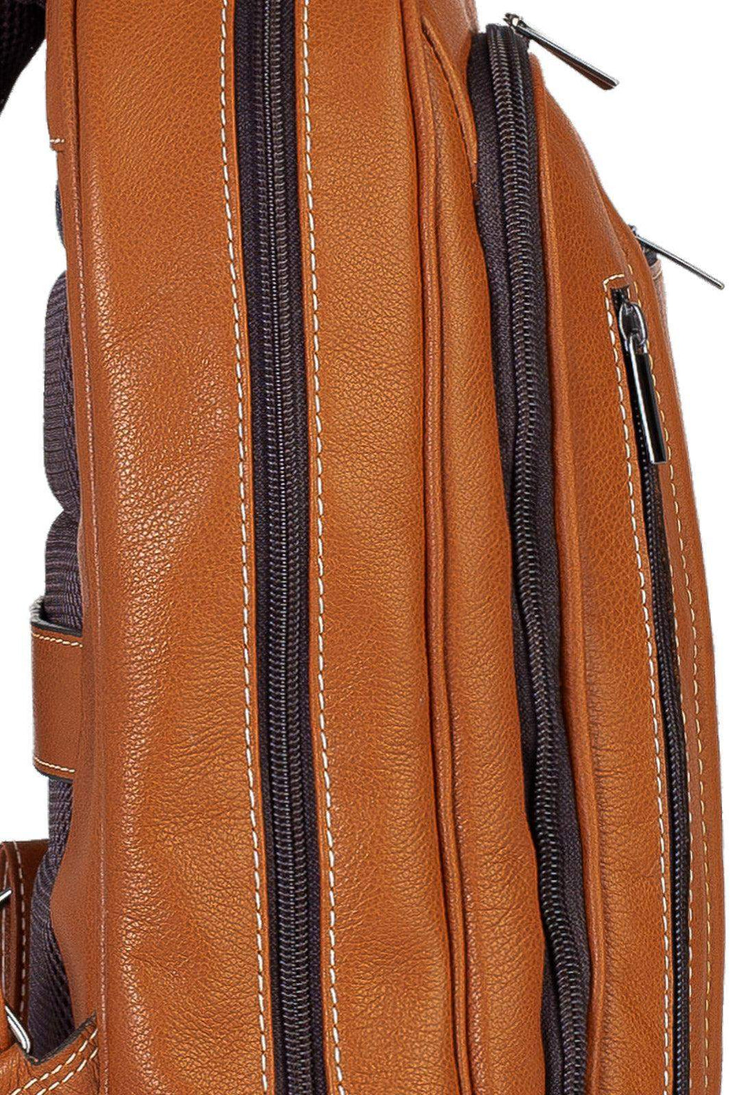 Mochila de couro executiva Connect - Enluaze