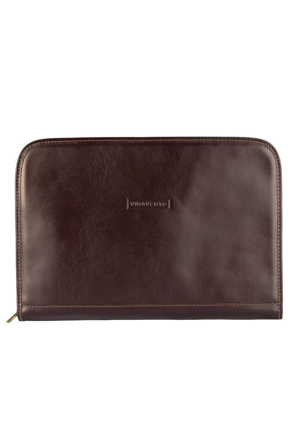 Pasta envelope de couro Flat - Enluaze