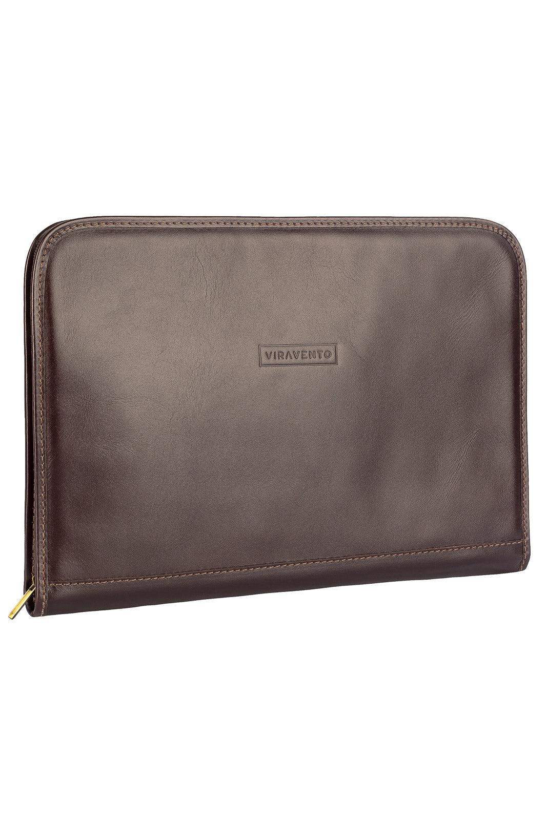 Pasta envelope de couro Flat - Enluaze