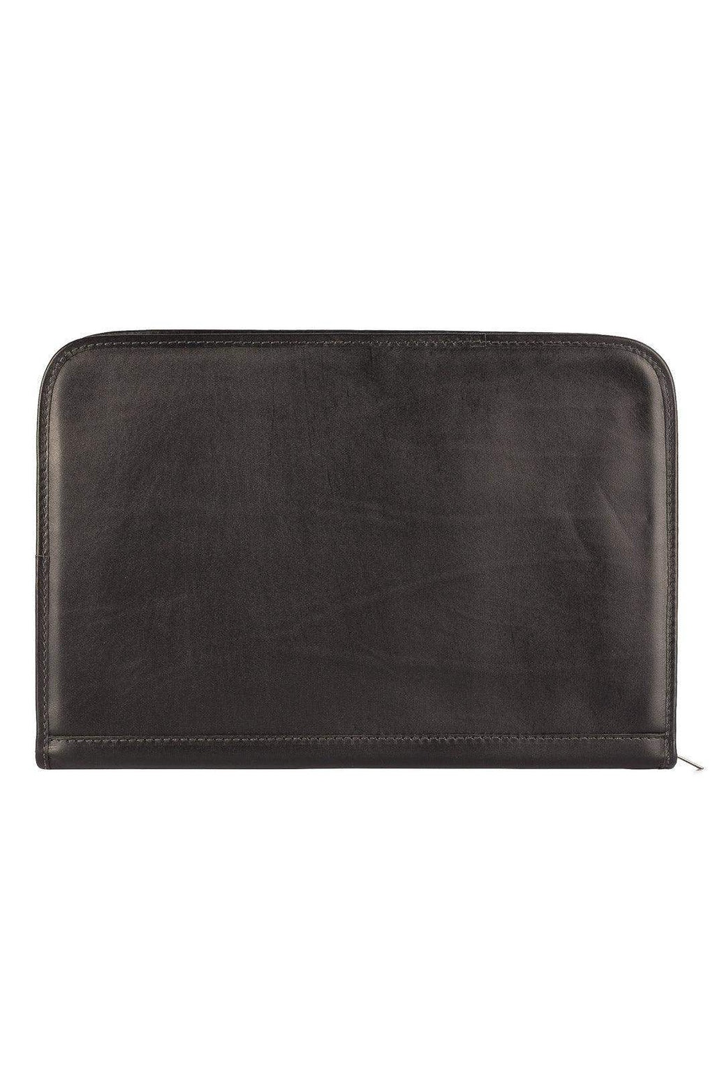 Pasta envelope de couro Flat - Enluaze