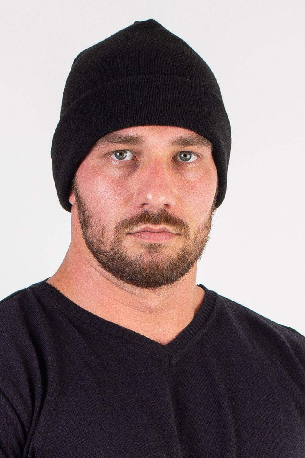 Gorro masculino de tricô para inverno 50011 - Enluaze