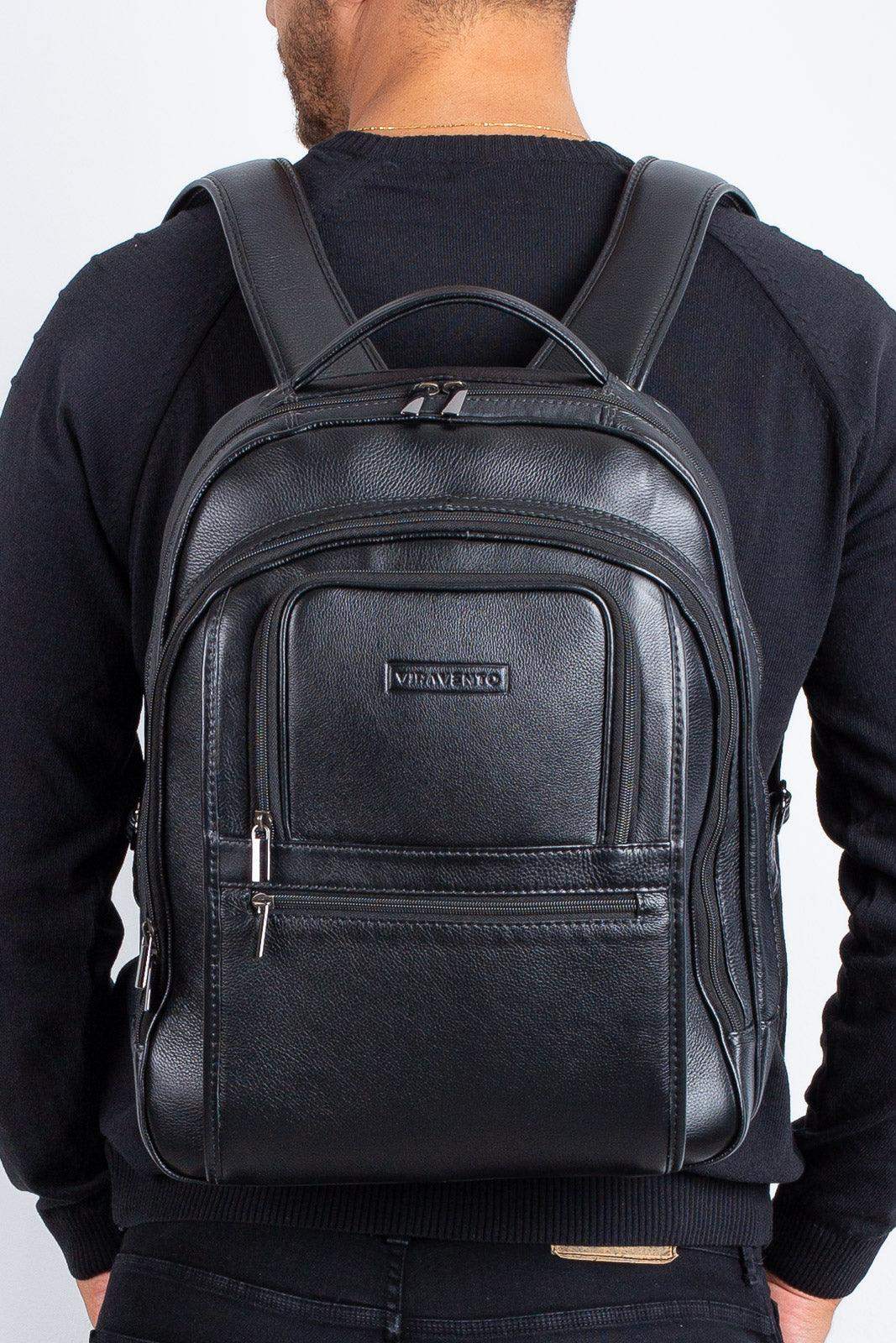 Mochila executiva de couro floater Office - Enluaze