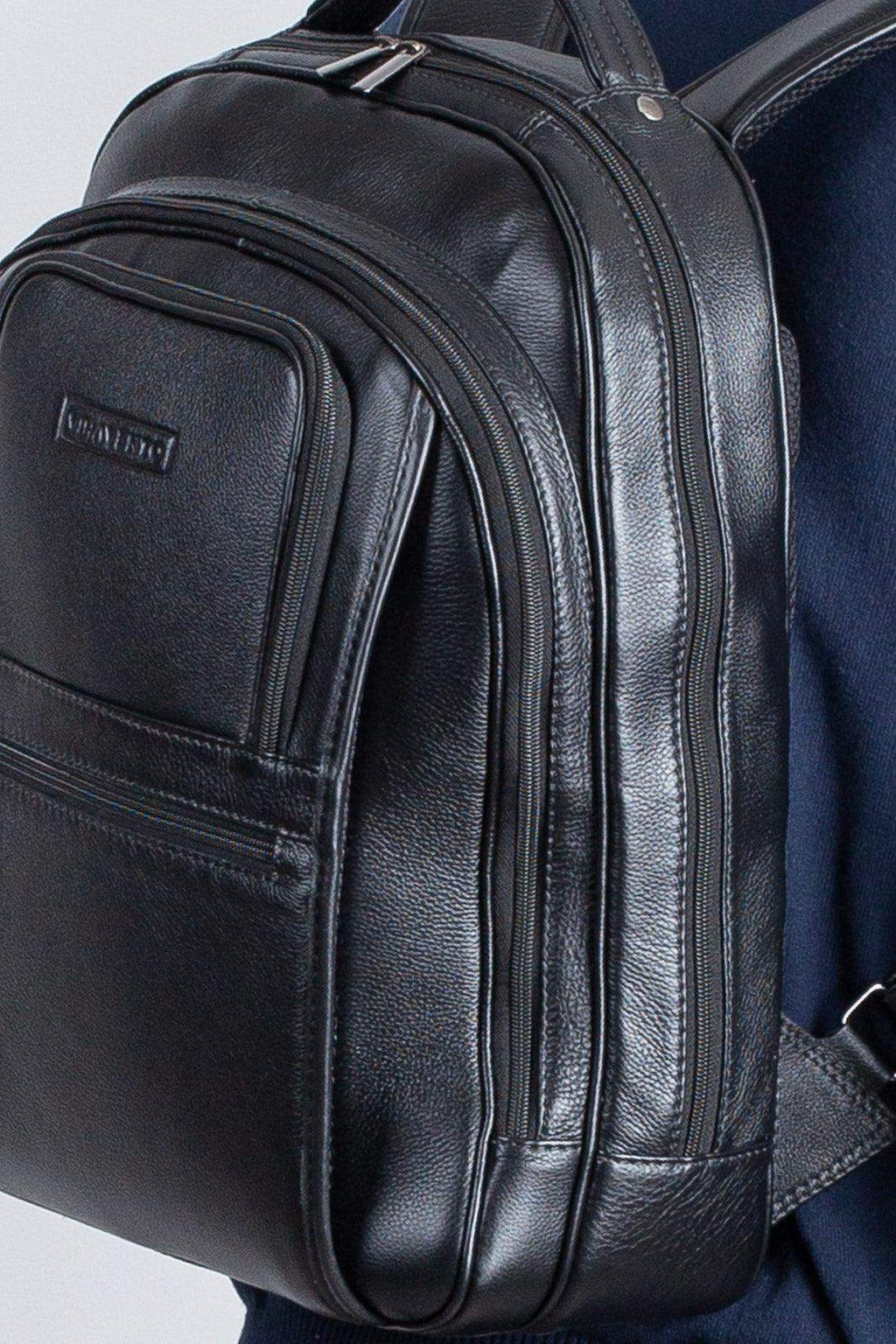 Mochila executiva de couro floater Office - Enluaze